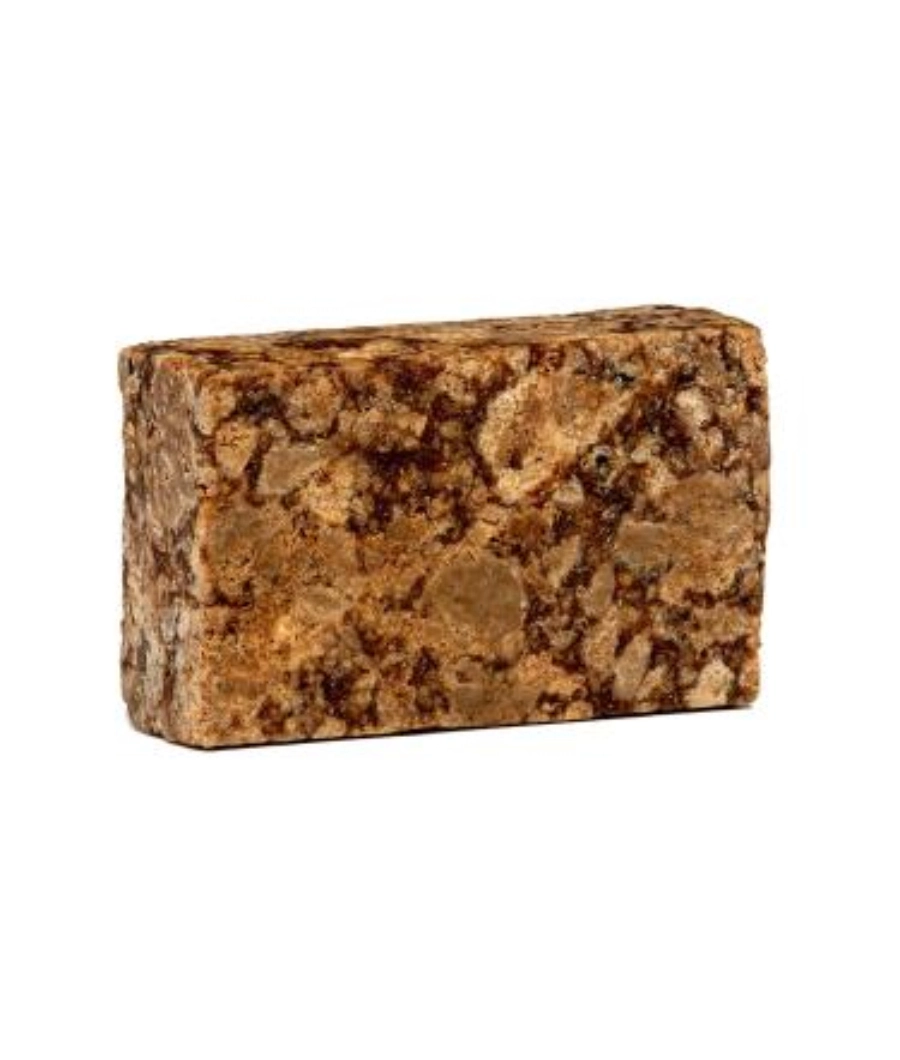 Raw African Black Soap Bar (125g)4