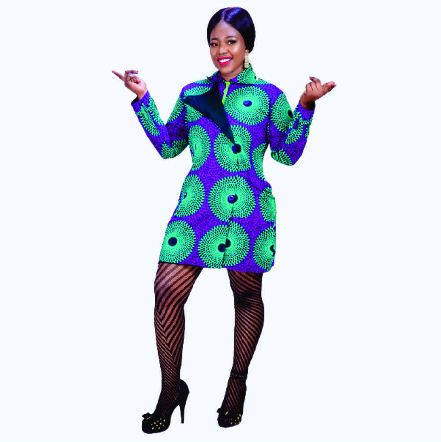 African Print Subura Coat Dress2