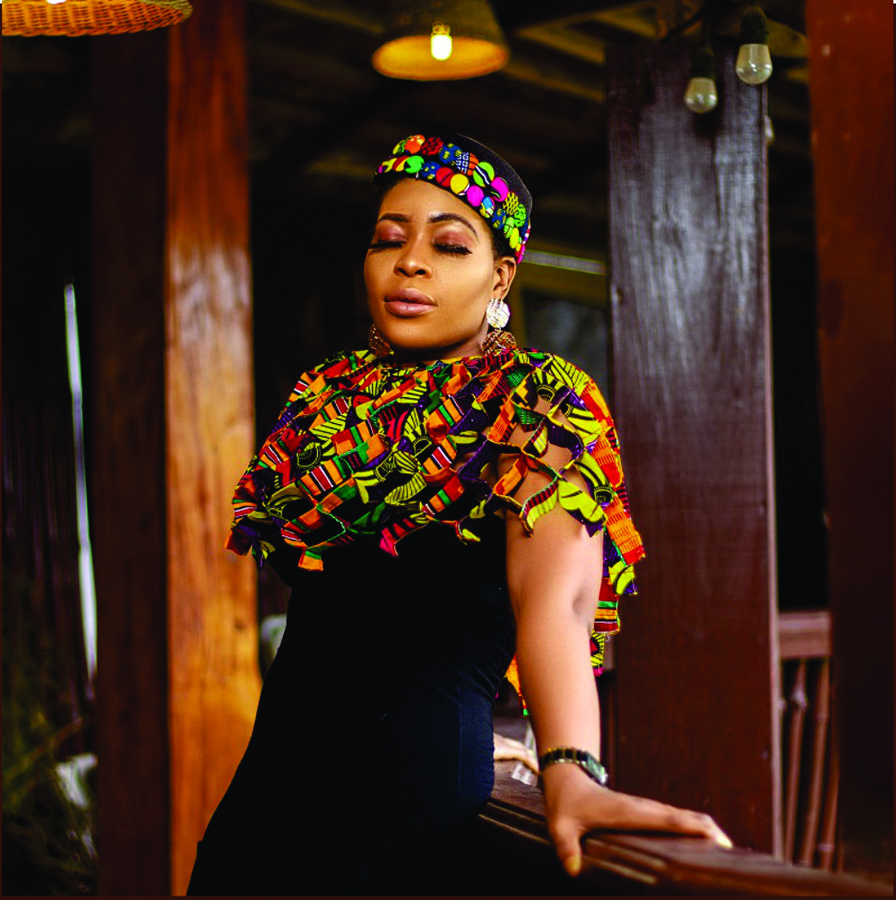 Naana Africanprint Cape Necklace1