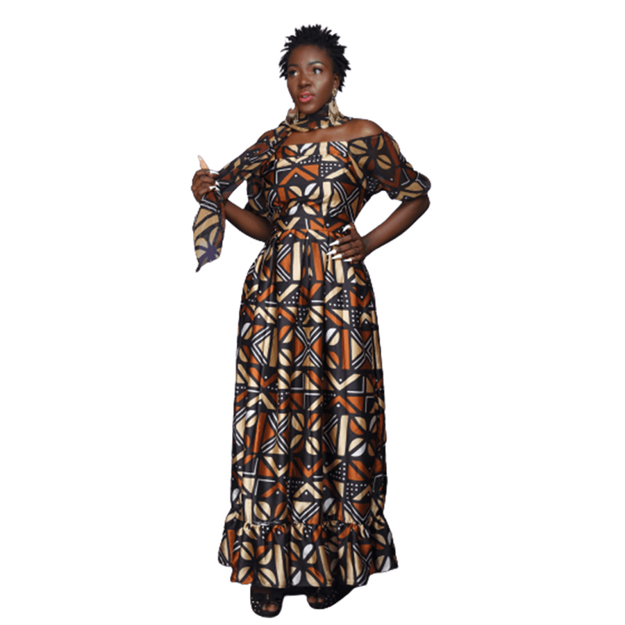 Akuaba Bogolan Maxi Dress1