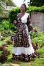Anisha African Print Bogolan Maxi Dress1