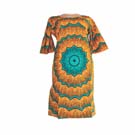 Kapax Africa Print Classic Dress - Multicolor1