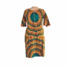 Kapax Africa Print Classic Dress - Multicolor3