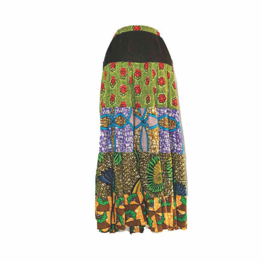 Kapax Africa Print Classic Skirt - Multicolor2