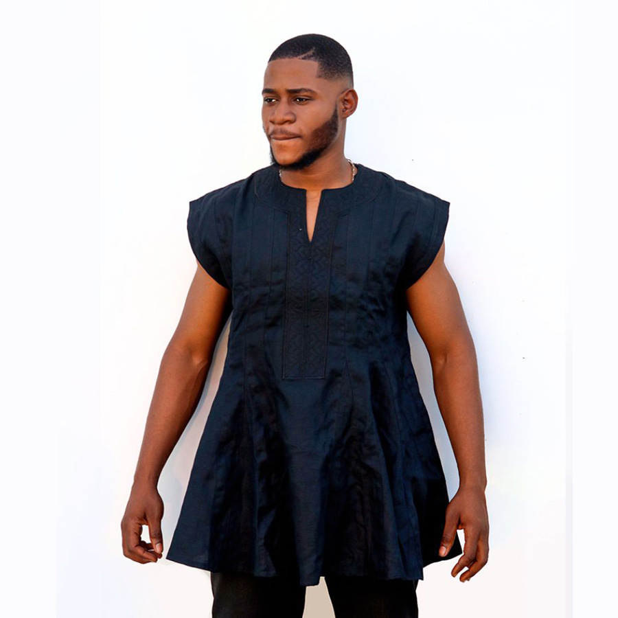 Sleeveless Fugu - Black1