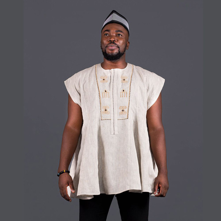 Sleeveless Fugu - Oatmeal1