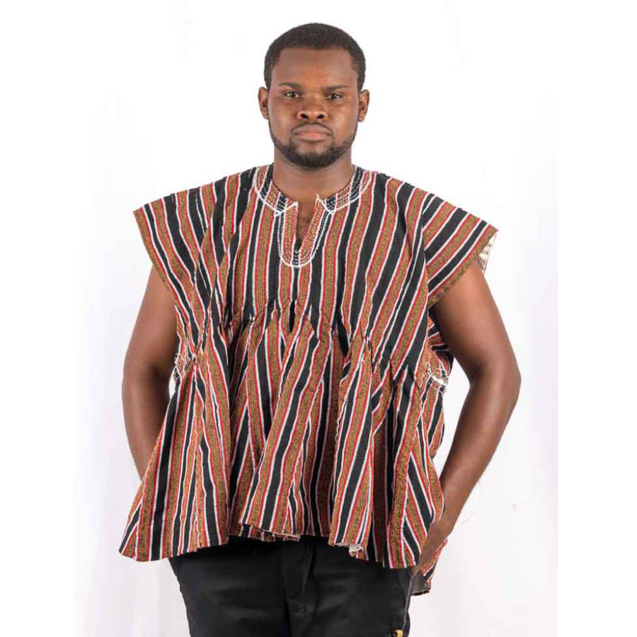 Sleeveless Fugu - Brown &Amp; Multicolor1