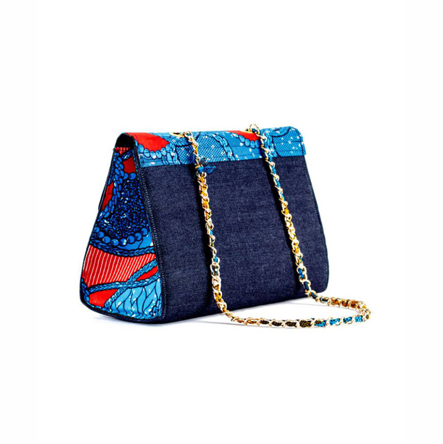 Denim Wax Slingbag Dark Blue &Amp; Multicolor2