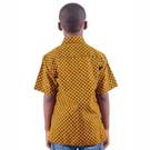 Boys Short Sleeve - Multicolor African Wax Print Shirt (Copy)2