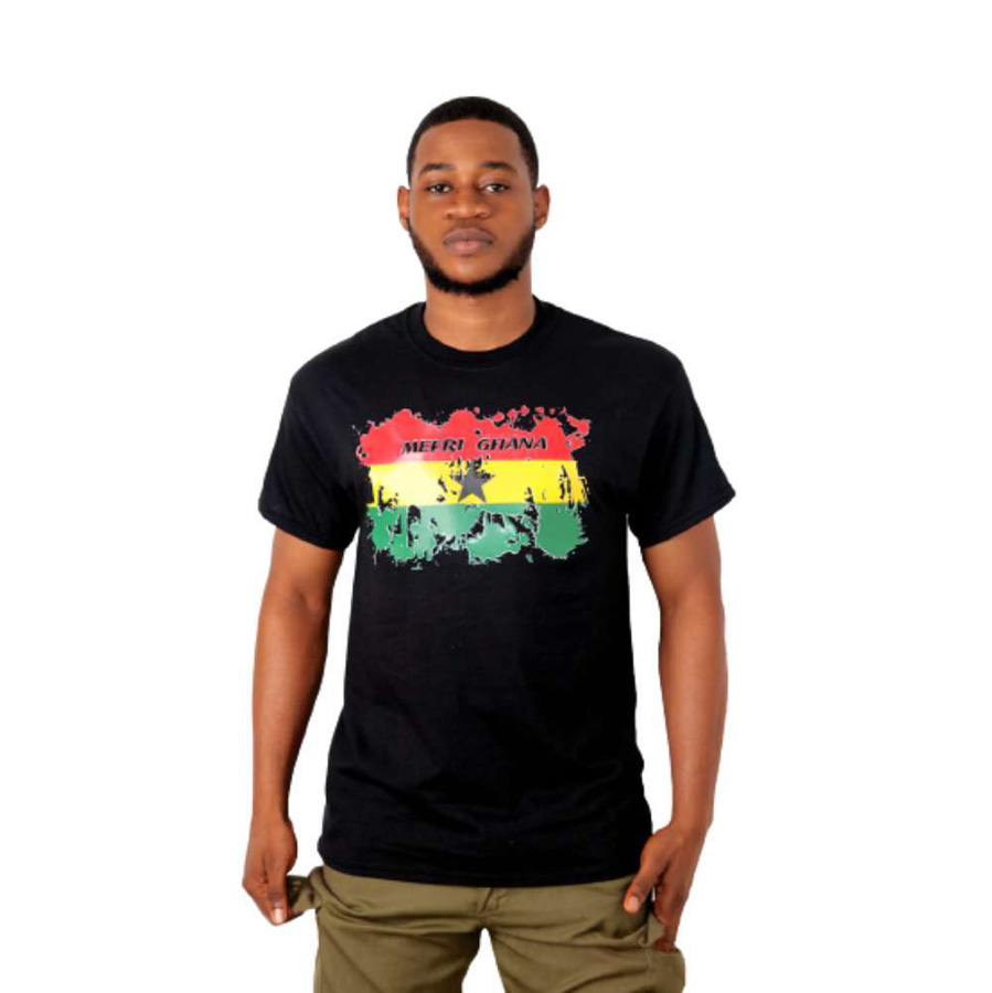 Afro T-Shirts - Ghana Flag3