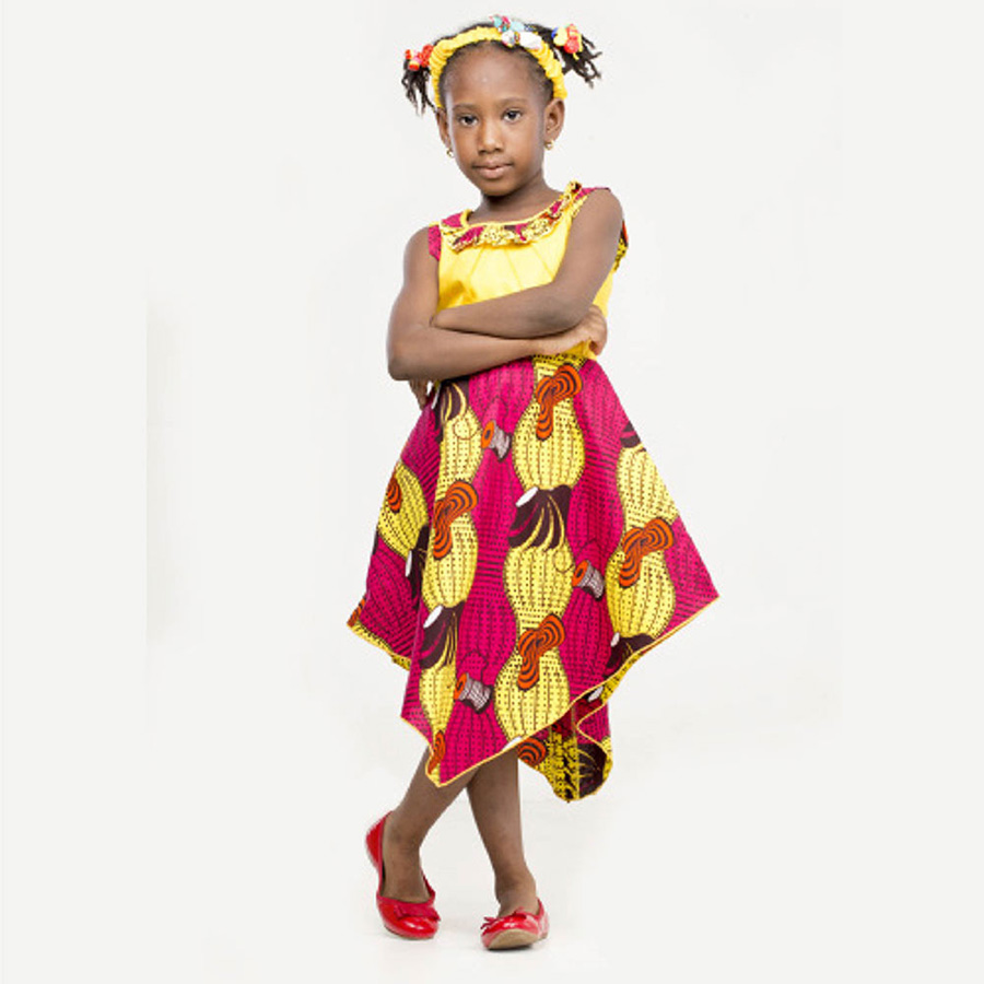 Multicolor Flair Girls Dress1