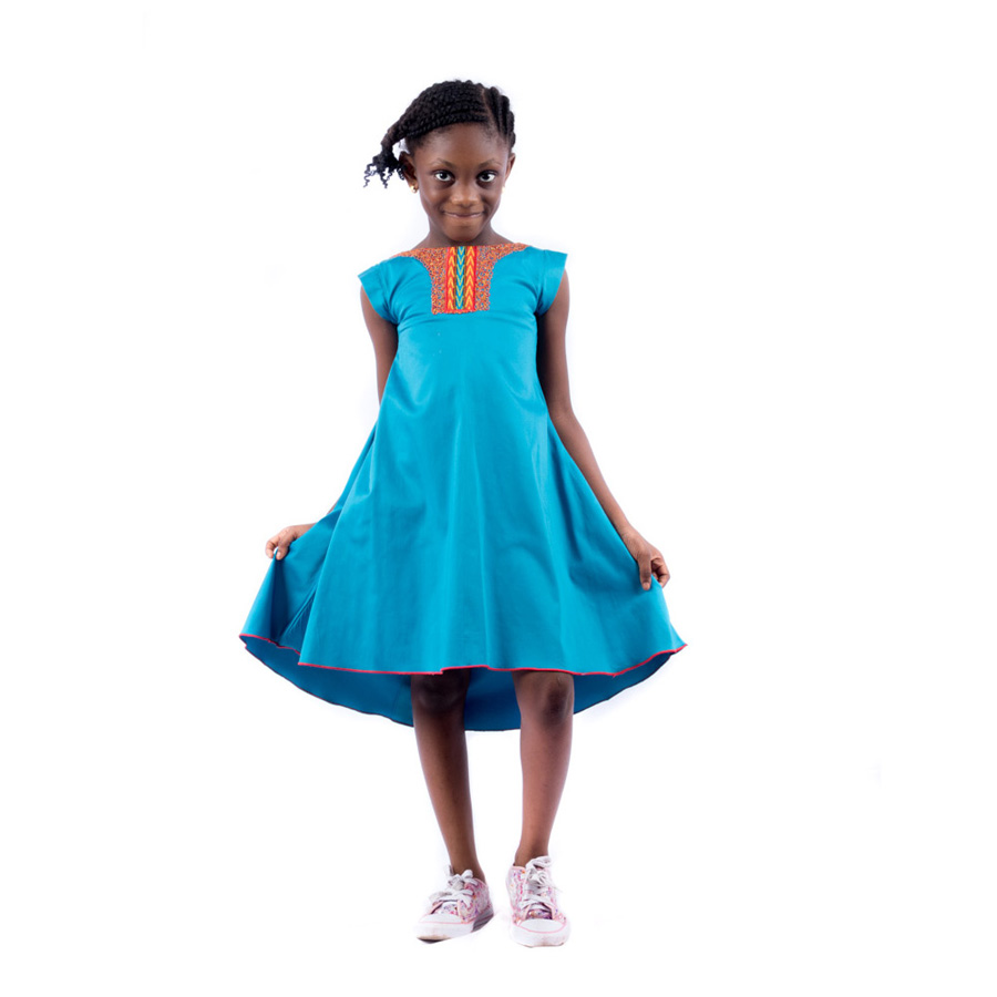 Girls Dress (Sky Blue)1