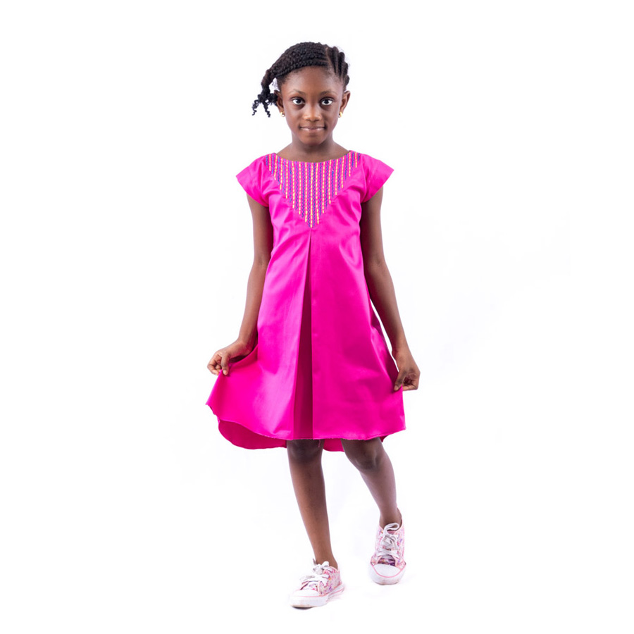 Girls Dress (Pink)1