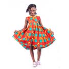Girls Dress (Multicolor)1
