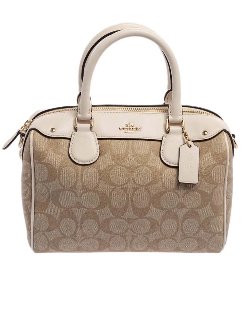 Coach mini bennett on sale satchel in signature