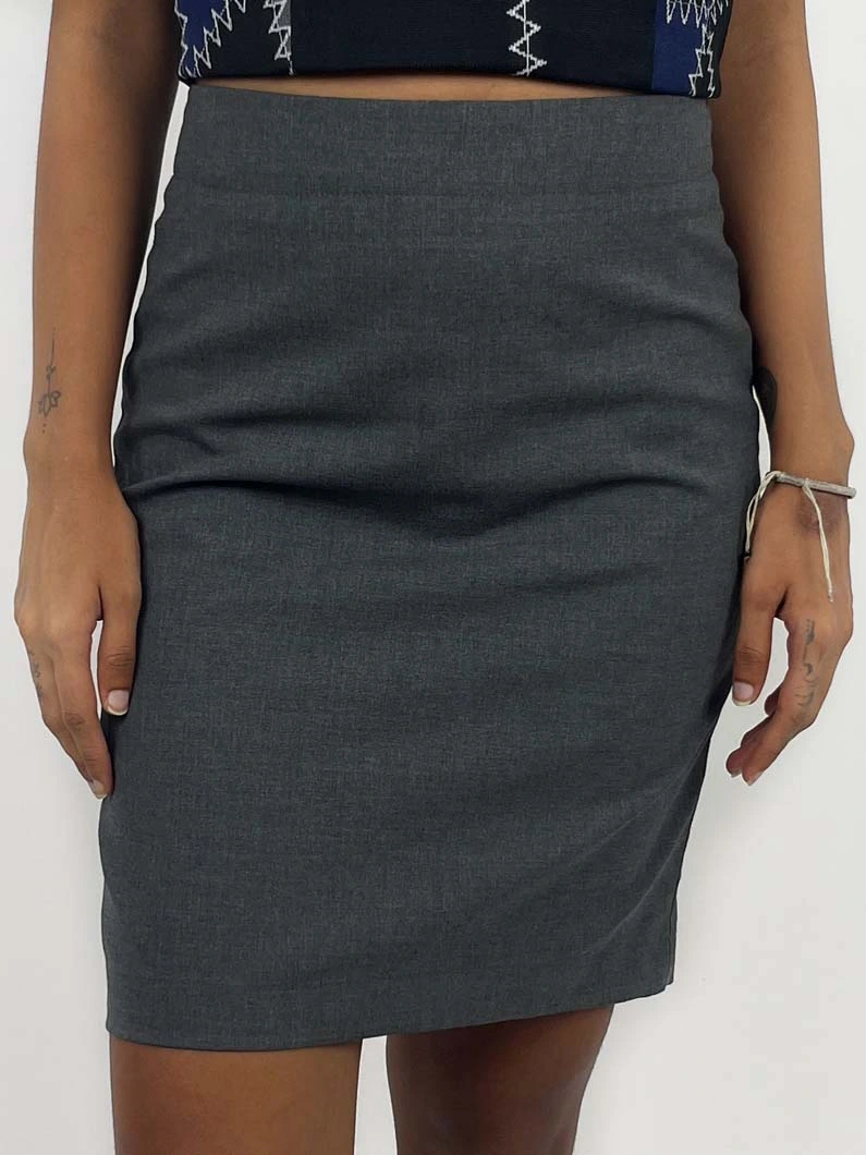 Dark grey 2024 pencil skirt