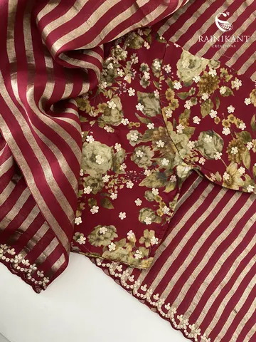 magenta-striped-tissue-organza-rka9884-f