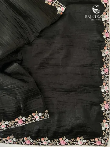 black-embroidered-crush-tissue-saree-rka6980-b