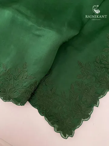bottle-green-organza-silk-saree-with-floral-cutwork-border-rka4539-1-a