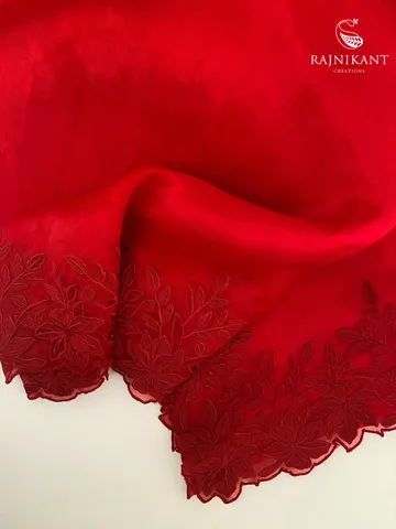 ruby-red-organza-silk-saree-with-floral-cutwork-border-rka4539-4-a