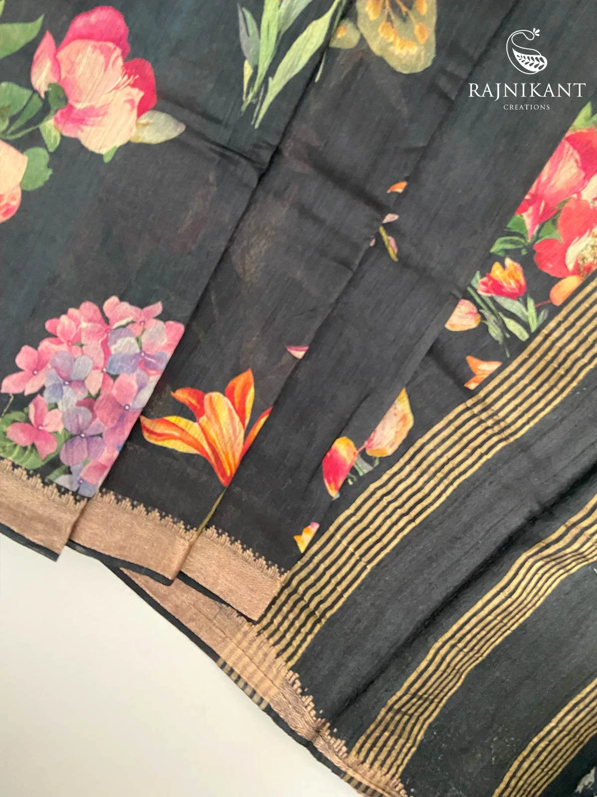 chic-black-muga-tussar-silk-saree-rka7244-a