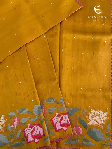 vibrant-yellow-semi-tussar-saree-with-mirror-work-rka5352-1-b