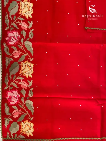 red-semi-tussar-saree-with-mirror-work-rka5352-2-c