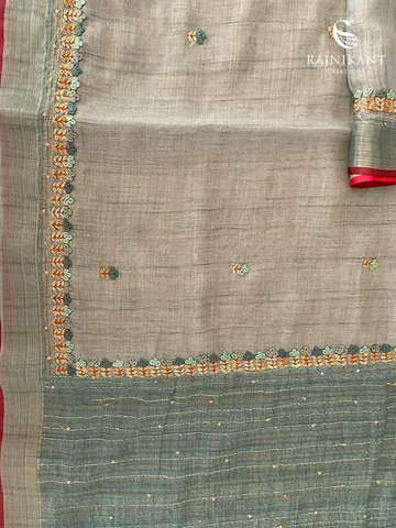 sea-blue-coloured-hand-embroidered-tissue-linen-saree-rka5875-4-c