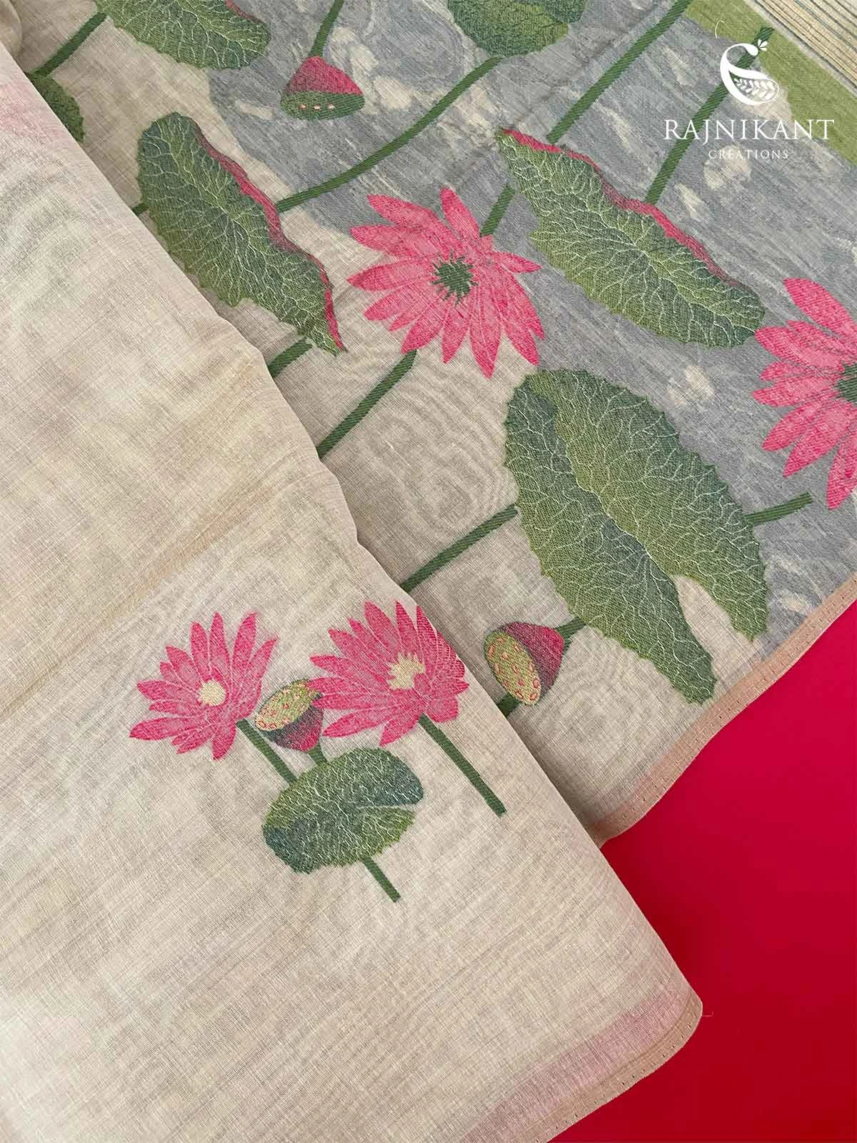 lotuses-on-muga-cotton-saree-rka6052-2-a