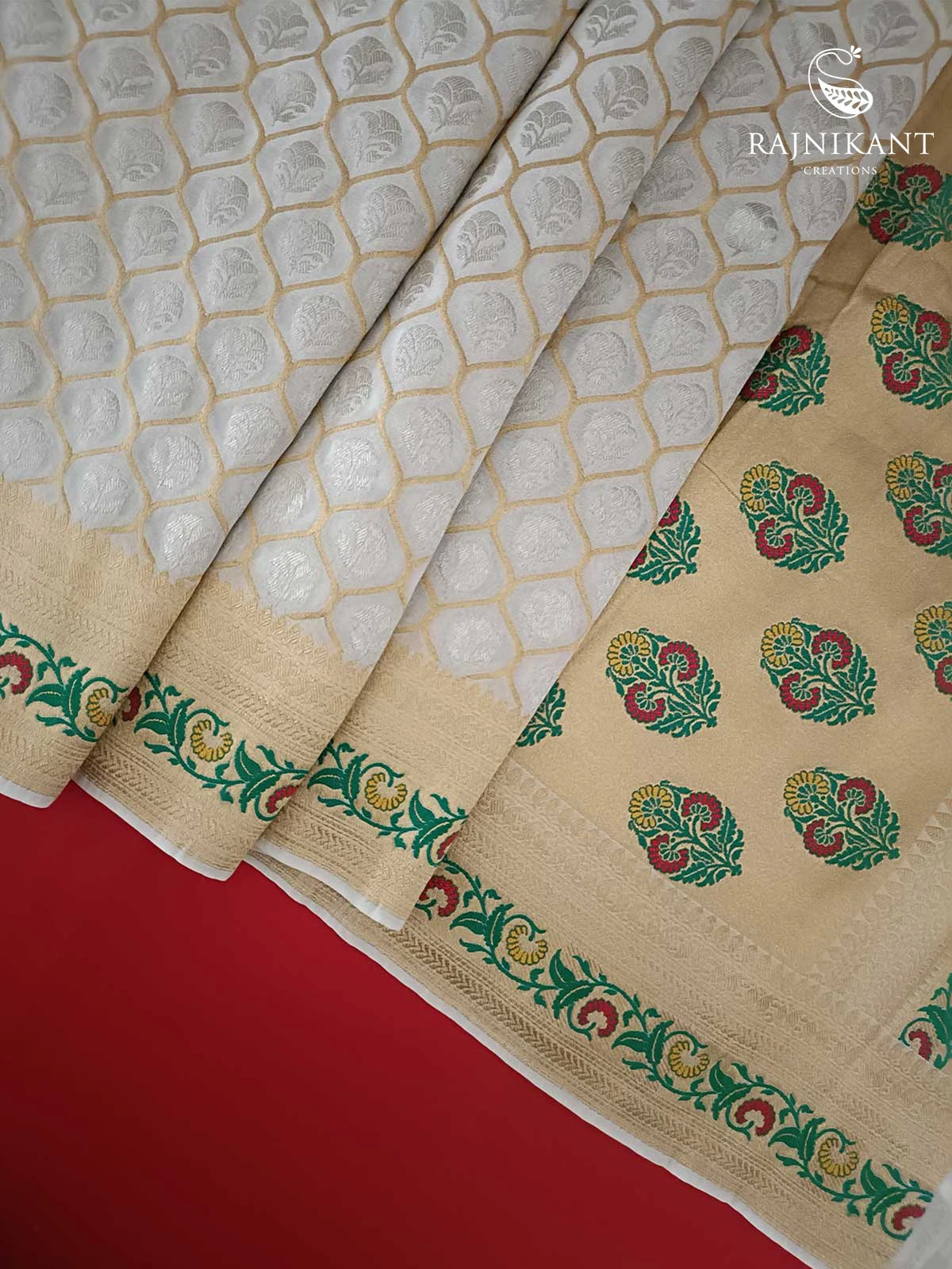 cream-banarasi-georgette-saree-with-silver-and-gold-zari-rka4515-a