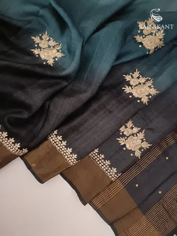 blue-shaded-hand-embroidery-zardozi-tussar-silk-saree-rka4911-d
