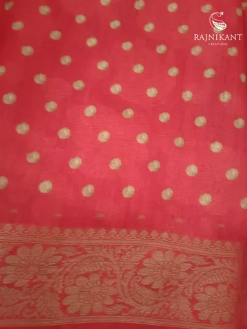 Plum hued Banarasi Floral Printed Tussar Silk Saree5