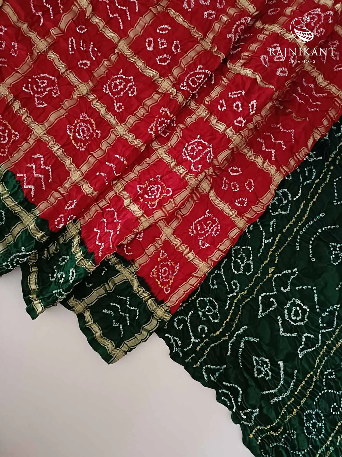 bottle-green-x-red-gharchola-bandhej-silk-saree-rka6773-2-a