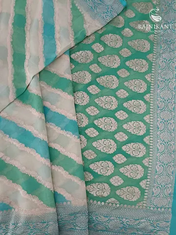 blue-x-green-leheriya-styled-georgette-banarasi-silk-saree-rka6808-b