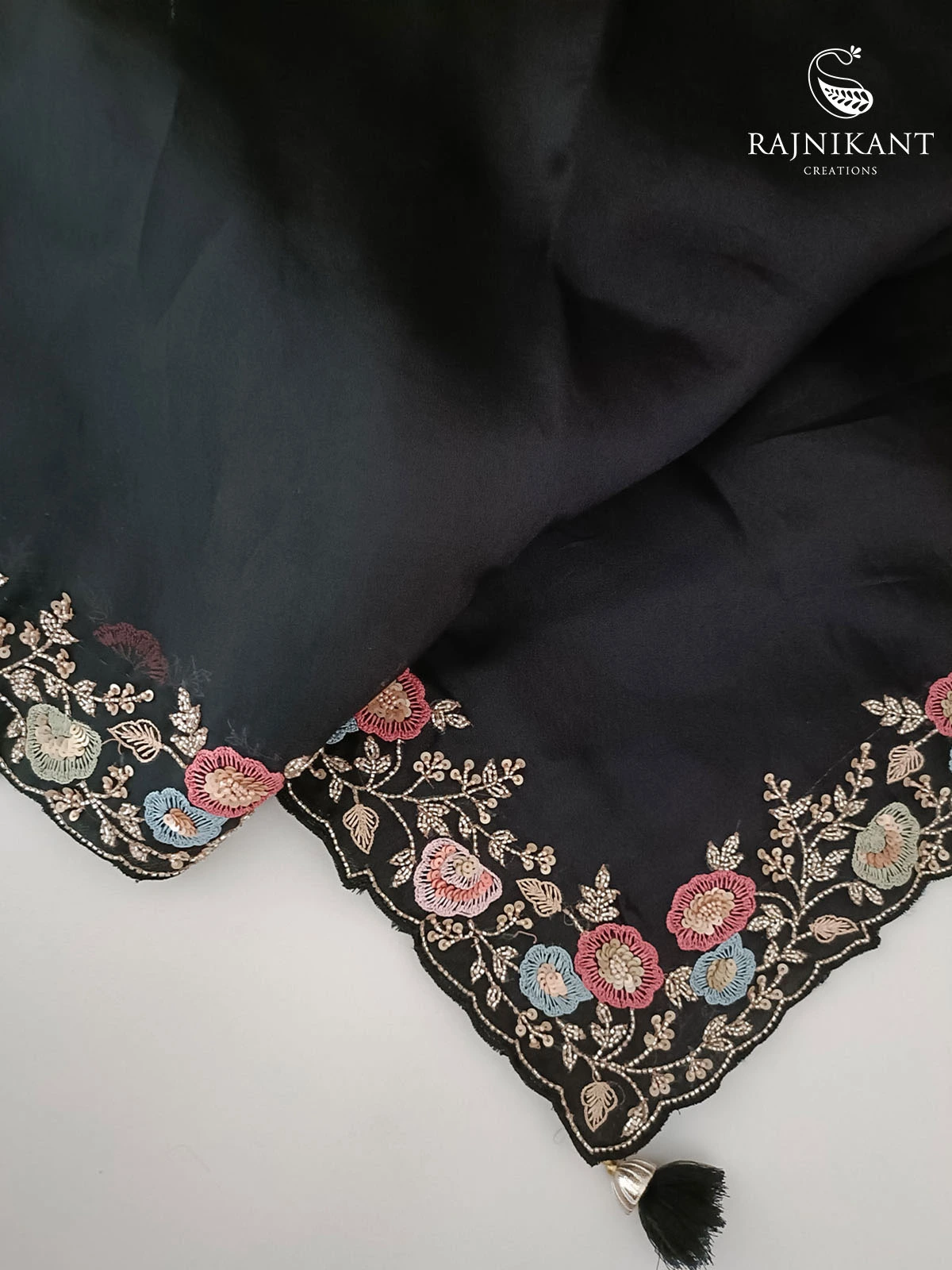 hand-embroidered-black-organza-silk-saree-rka7014-a