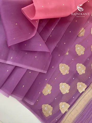 ombre-coral-x-lilac-banarasi-organza-rka10232-d