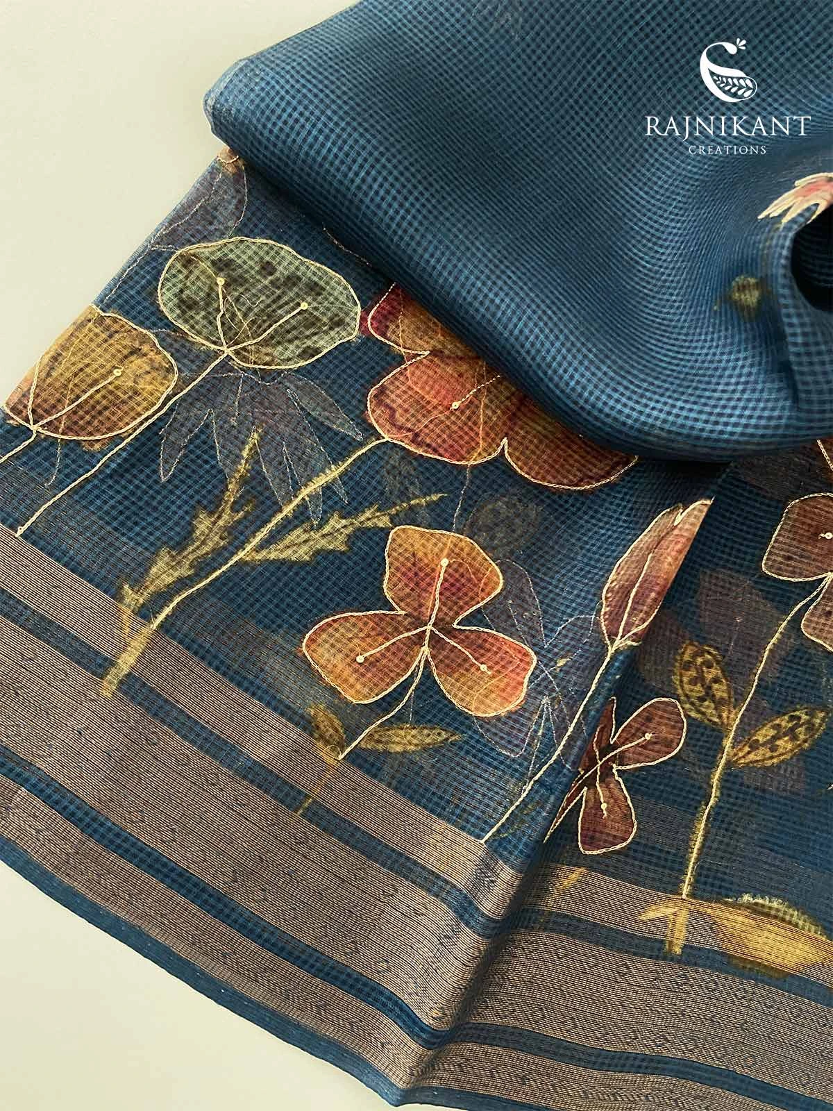 twilight-glow-blue-kota-silk-saree-rka9305-a