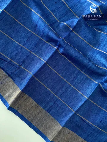 ocean-checks-tussar-silk-saree-rka9554-e