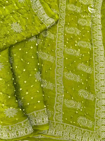 green-chikankari-bandhini-saree-rka7876-1-b