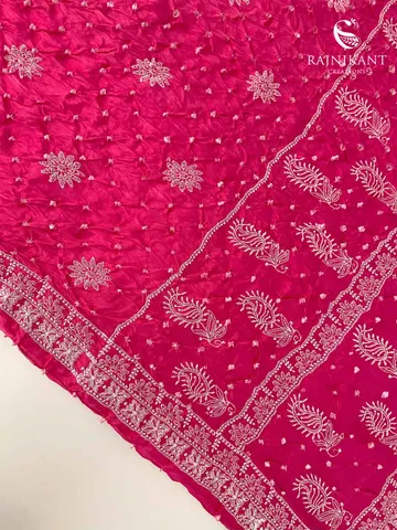 pink-bandhini-chikankari-saree-rka7876-2-d