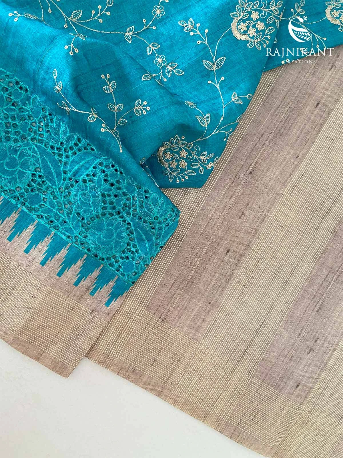 semi-tussar-blue-cutwork-saree-rka5875-7-a