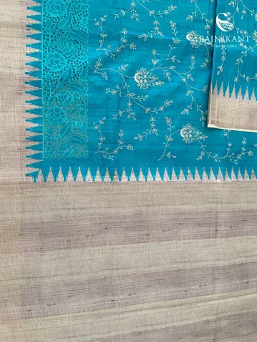 semi-tussar-blue-cutwork-saree-rka5875-7-c