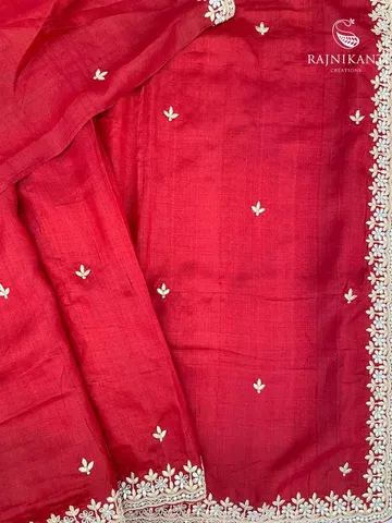 bright-and-beautiful-red-tussar-silk-saree-rka7259-b