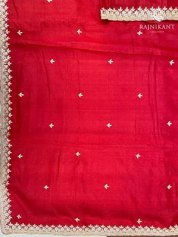 bright-and-beautiful-red-tussar-silk-saree-rka7259-c
