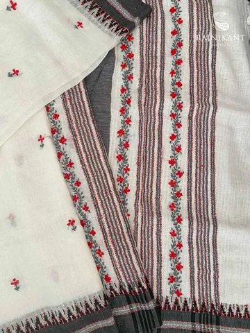 classic-combinations-on-pure-cotton-linen-saree-rka7480-b
