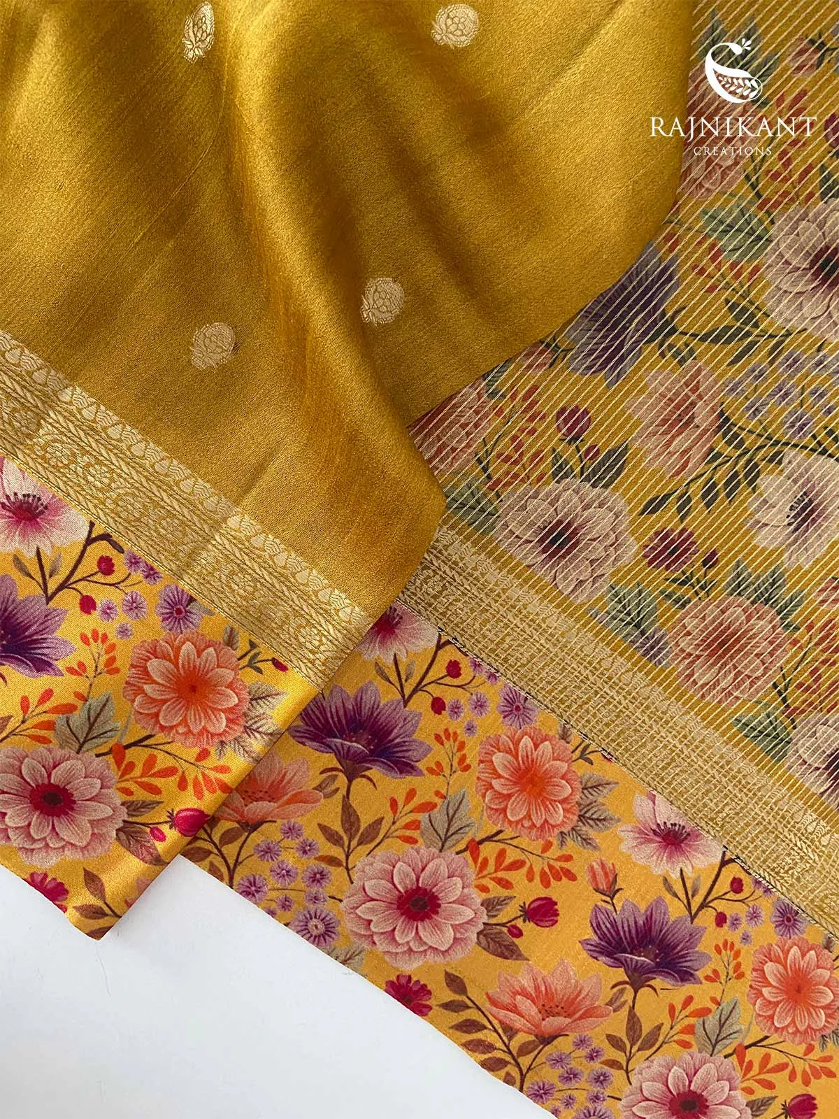 mustard-yellow-floral-banarasi-tussar-silk-rka9731-1-a