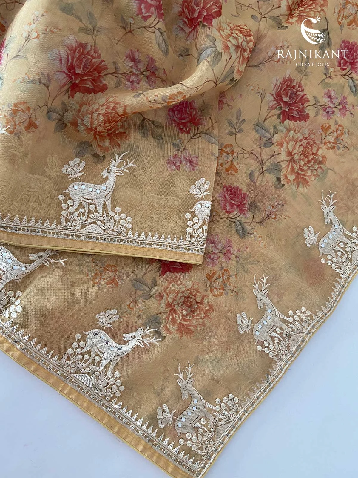 yellow-tissue-chanderi-saree-with-deer-motifs-rka9637-1-a