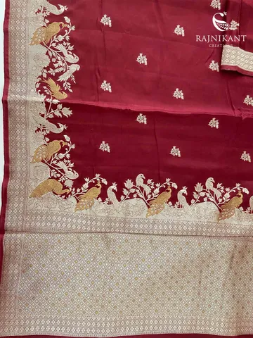 maroonish-red-mashru-satin-banarasi-saree-with-gold-silver-peacock-motifs-rka9674-1-c