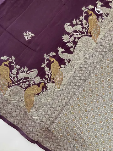purple-mashru-satin-banarasi-saree-with-gold-silver-peacock-weaving-rka9674-a