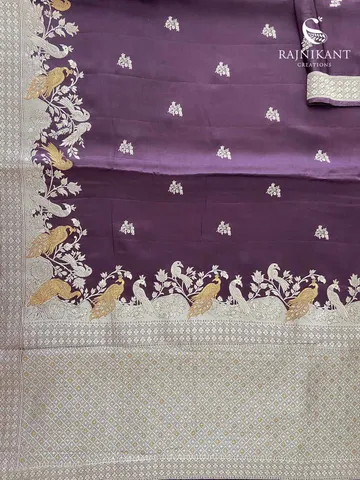 purple-mashru-satin-banarasi-saree-with-gold-silver-peacock-weaving-rka9674-c